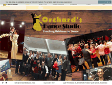 Tablet Screenshot of orchardsdance.com